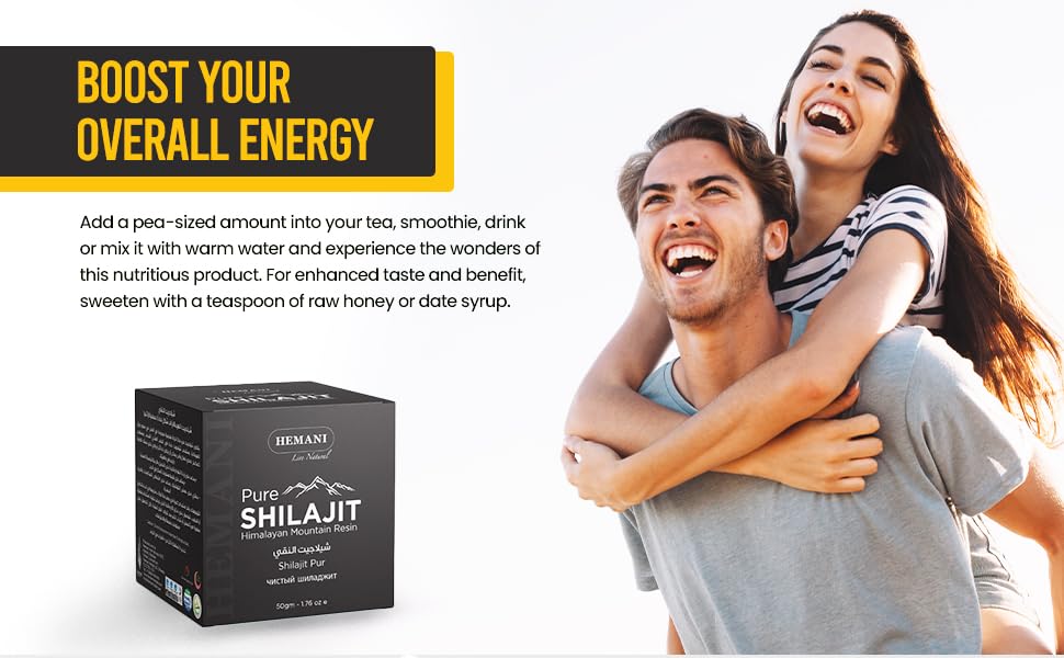 HEMANI Pure Shilajit Himalayan Resin 50g