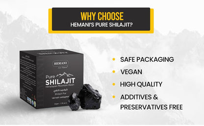 HEMANI Pure Shilajit Himalayan Resin 50g