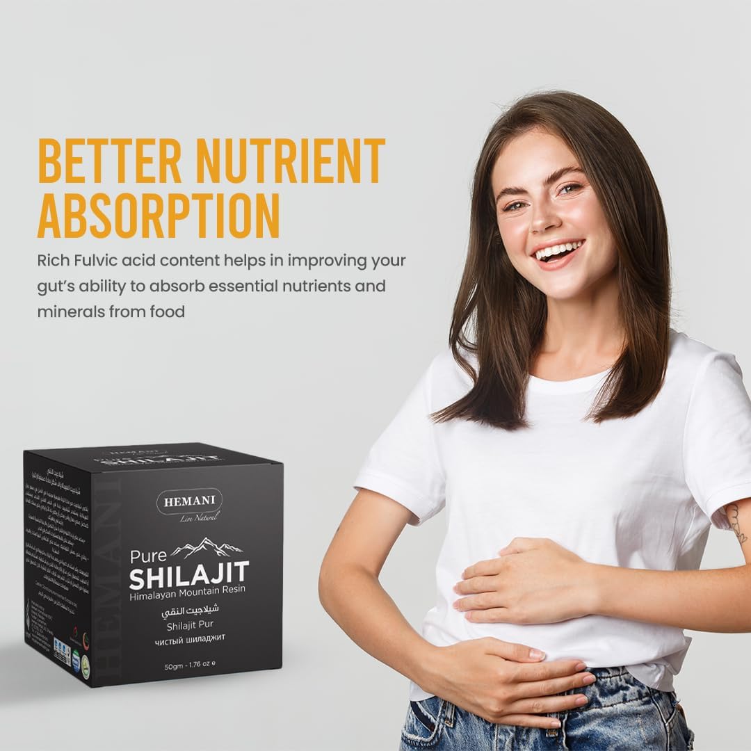 HEMANI Pure Shilajit Himalayan Resin 50g