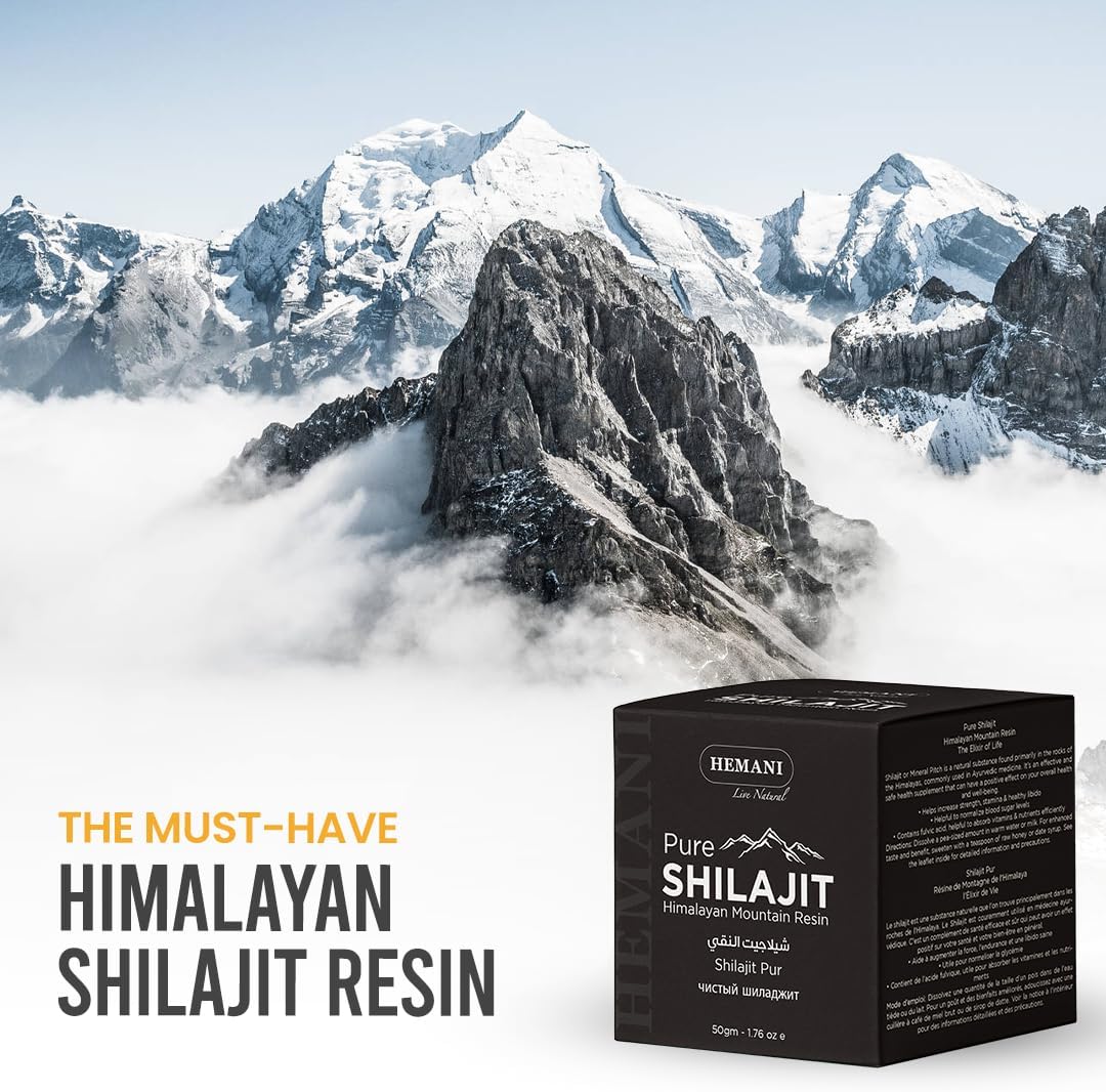 HEMANI Pure Shilajit Himalayan Resin 50g