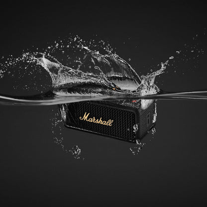 Marshall Emberton II Portable Bluetooth Speakers - Water Resistant Wireless Speakers Portable Speaker 32+ Hour of Playtime