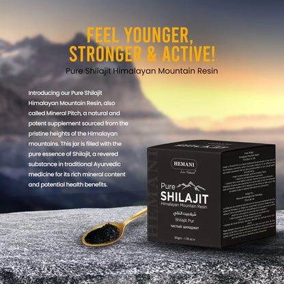 HEMANI Pure Shilajit Himalayan Resin 50g