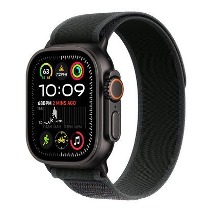 Apple Watch Ultra 2 GPS + Cellular 49mm – Black Titanium with Black Trail Loop