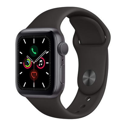 Apple Watch Series 5 (GPS, 40MM) - Space Gray Aluminum Case with Black Sport Band