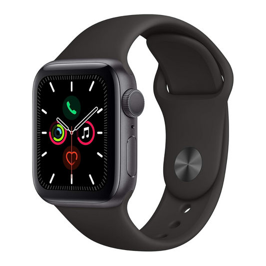 Apple Watch Series 5 (GPS, 40MM) - Space Gray Aluminum Case with Black Sport Band
