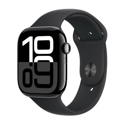 Apple Watch Series 10 – GPS, 46mm, Jet Black, Sport Band