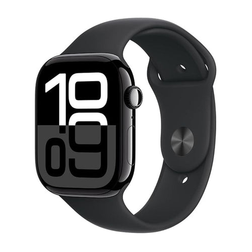 Apple Watch Series 10 – GPS, 46mm, Jet Black, Sport Band