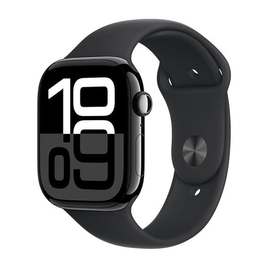 Apple Watch Series 10 – GPS, 46mm, Jet Black, Sport Band