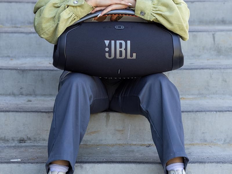 Boombox 3 Portable Speaker With Massive Signature Pro Sound Black