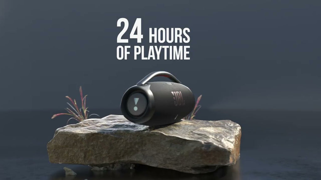 Boombox 3 Portable Speaker With Massive Signature Pro Sound Black